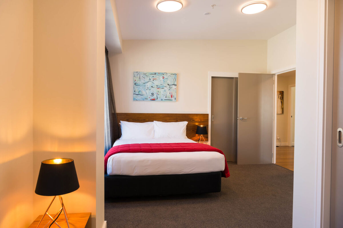 The O'Sullivan Suite for Village Accommodation Group, Wellington NZ.  Photo credit: Stephen A’Court.  COPYRIGHT ©Stephen A’Court