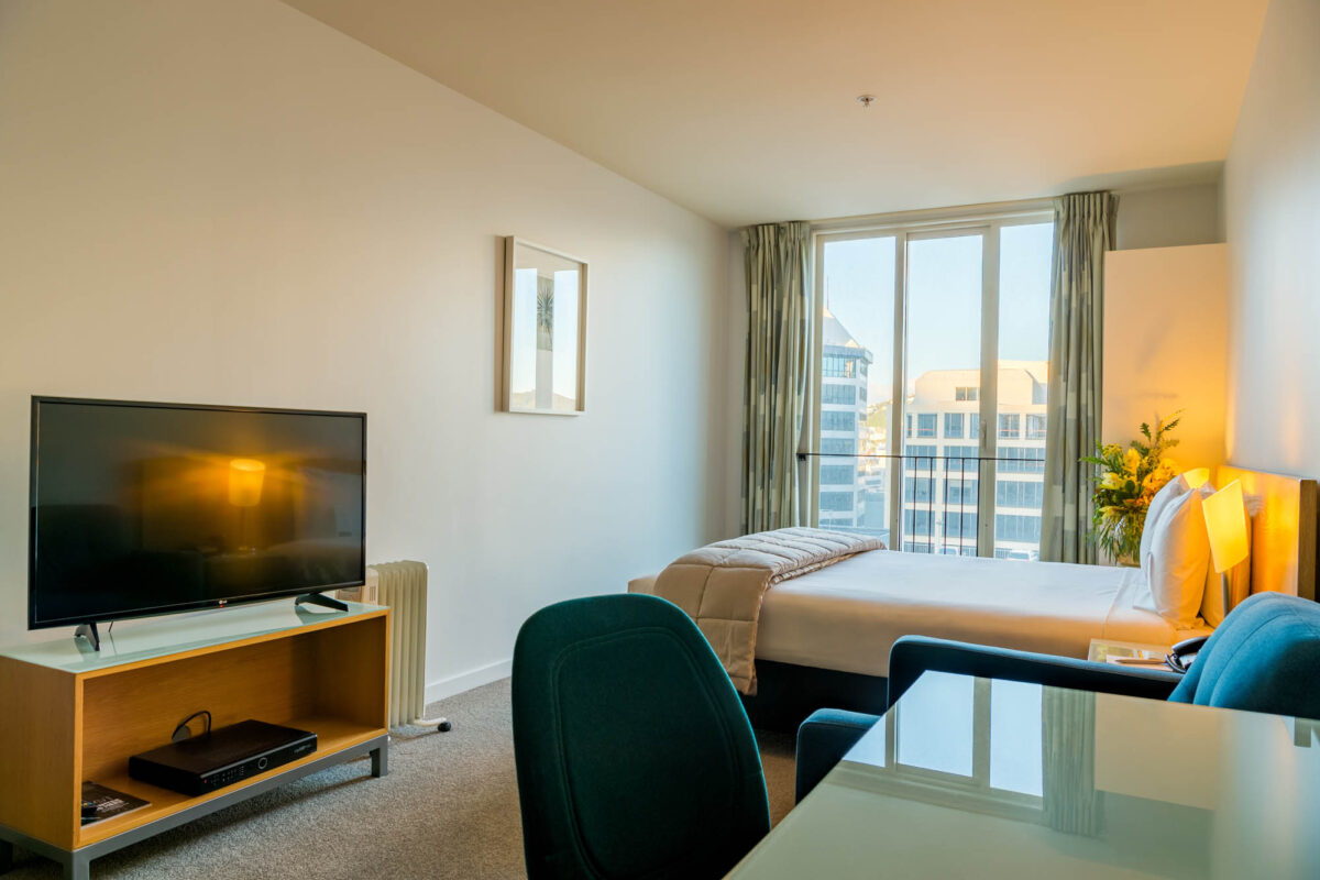 Astelia Apartment Hotel, Wellington, NZ.  Photo credit: Stephen A’Court.  COPYRIGHT ©Stephen A’Court