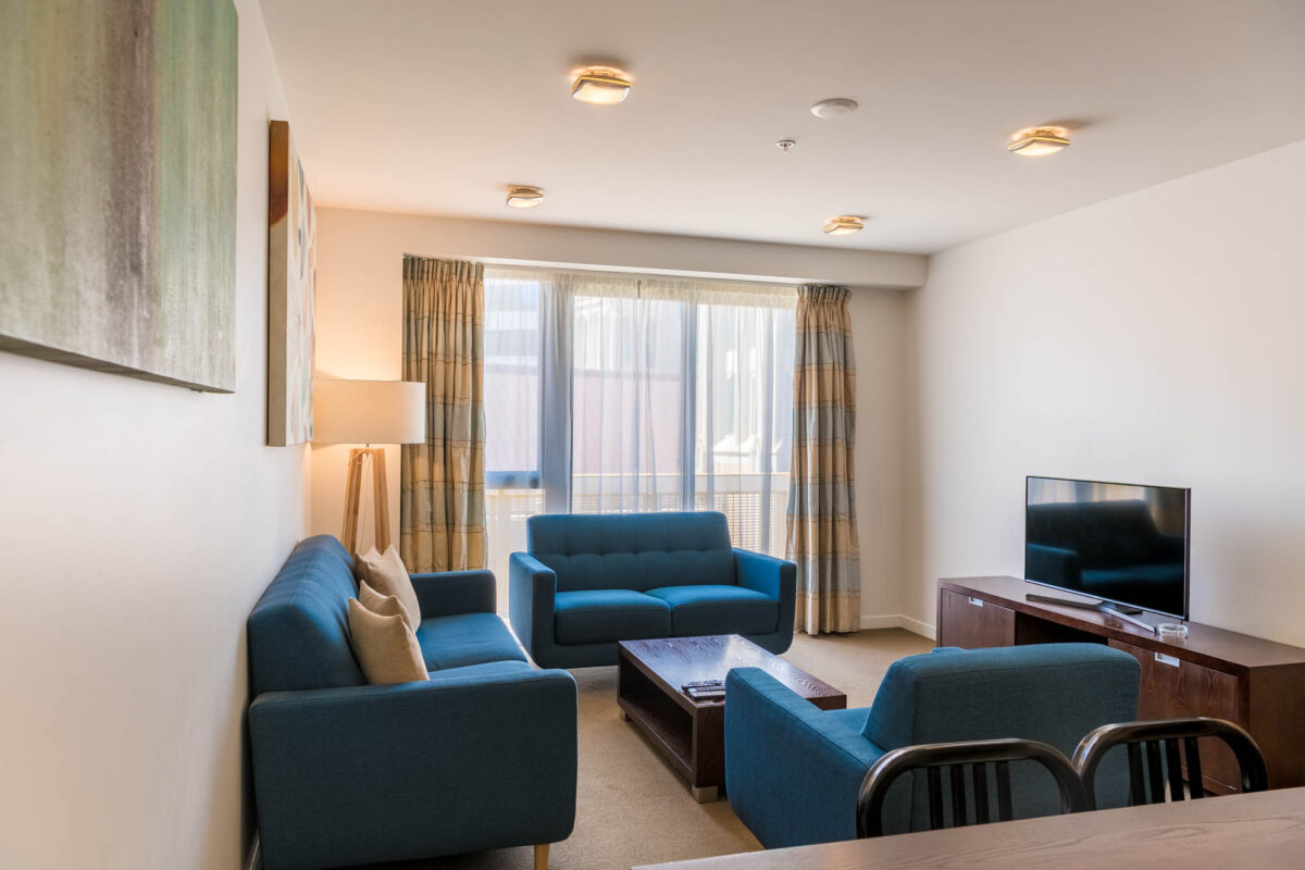 Boulcott Suites apartments for Village Accommodation Group, Wellington, NZ.  Photo credit: Stephen A’Court.  COPYRIGHT ©Stephen A’Court