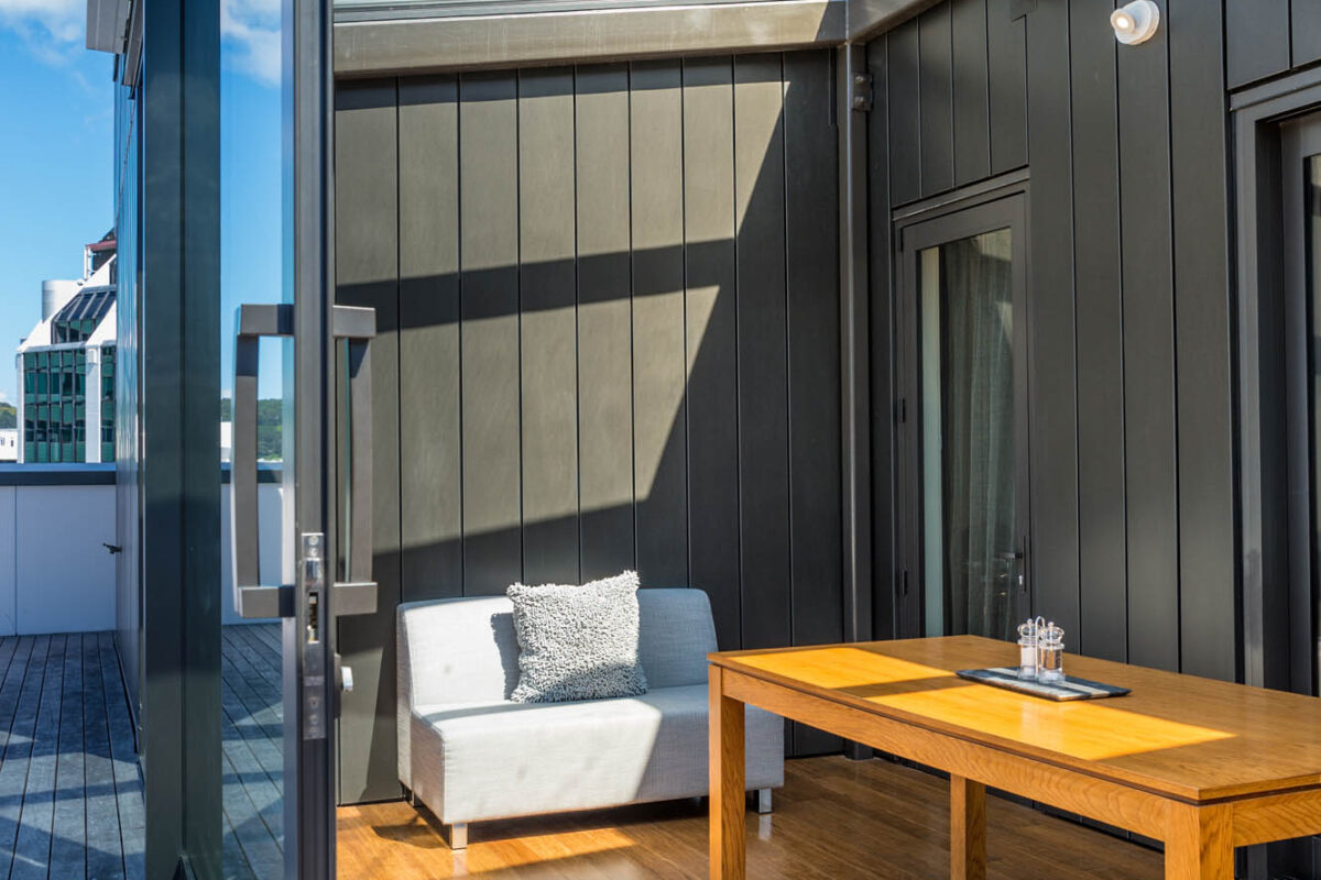 The O'Sullivan Suite for Village Accommodation Group, Wellington NZ.  Photo credit: Stephen A’Court.  COPYRIGHT ©Stephen A’Court