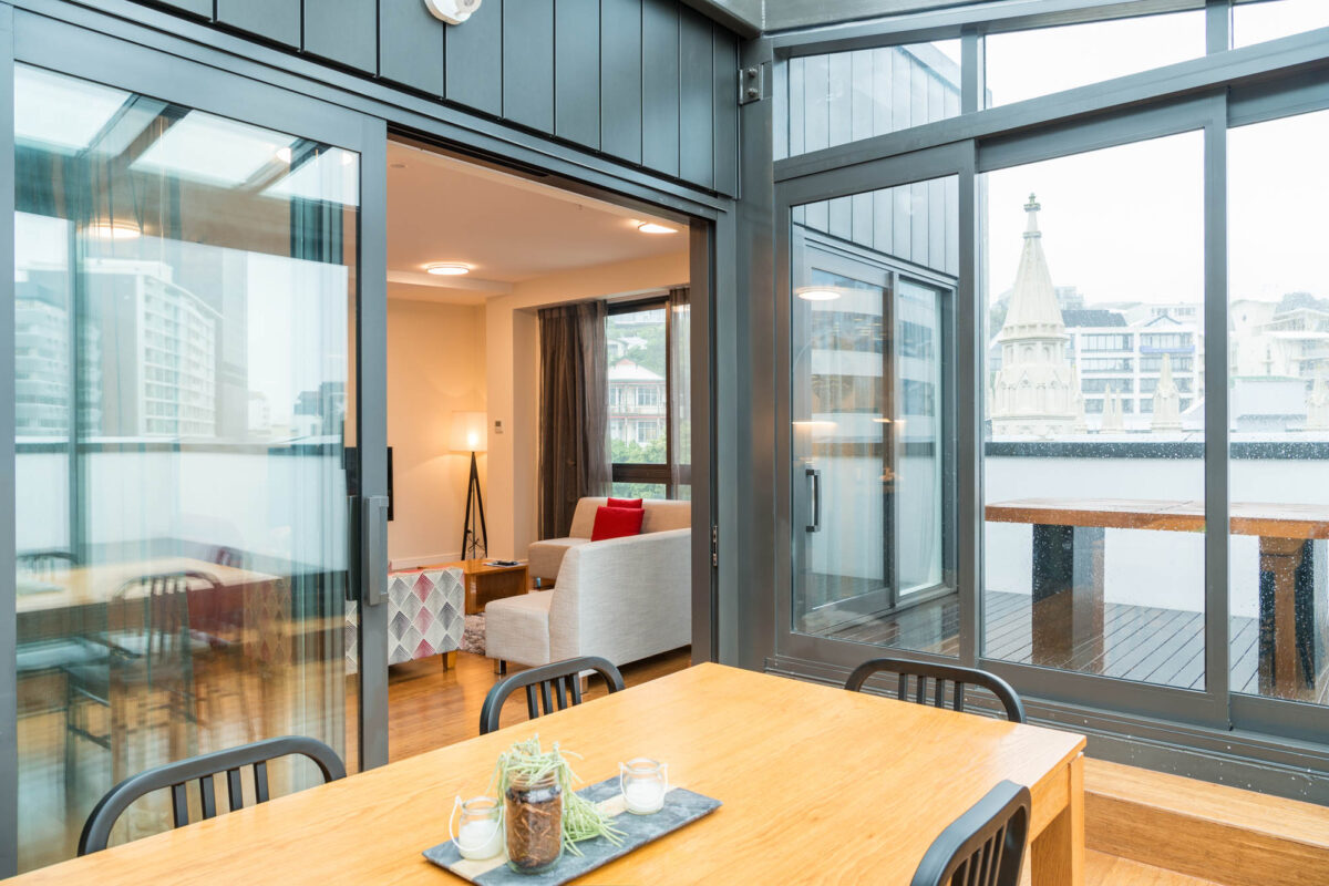 The O'Sullivan Suite for Village Accommodation Group, Wellington NZ. Photo credit: Stephen A’Court. COPYRIGHT ©Stephen A’Court