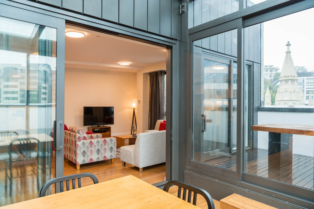 The O'Sullivan Suite for Village Accommodation Group, Wellington NZ. Photo credit: Stephen A’Court. COPYRIGHT ©Stephen A’Court