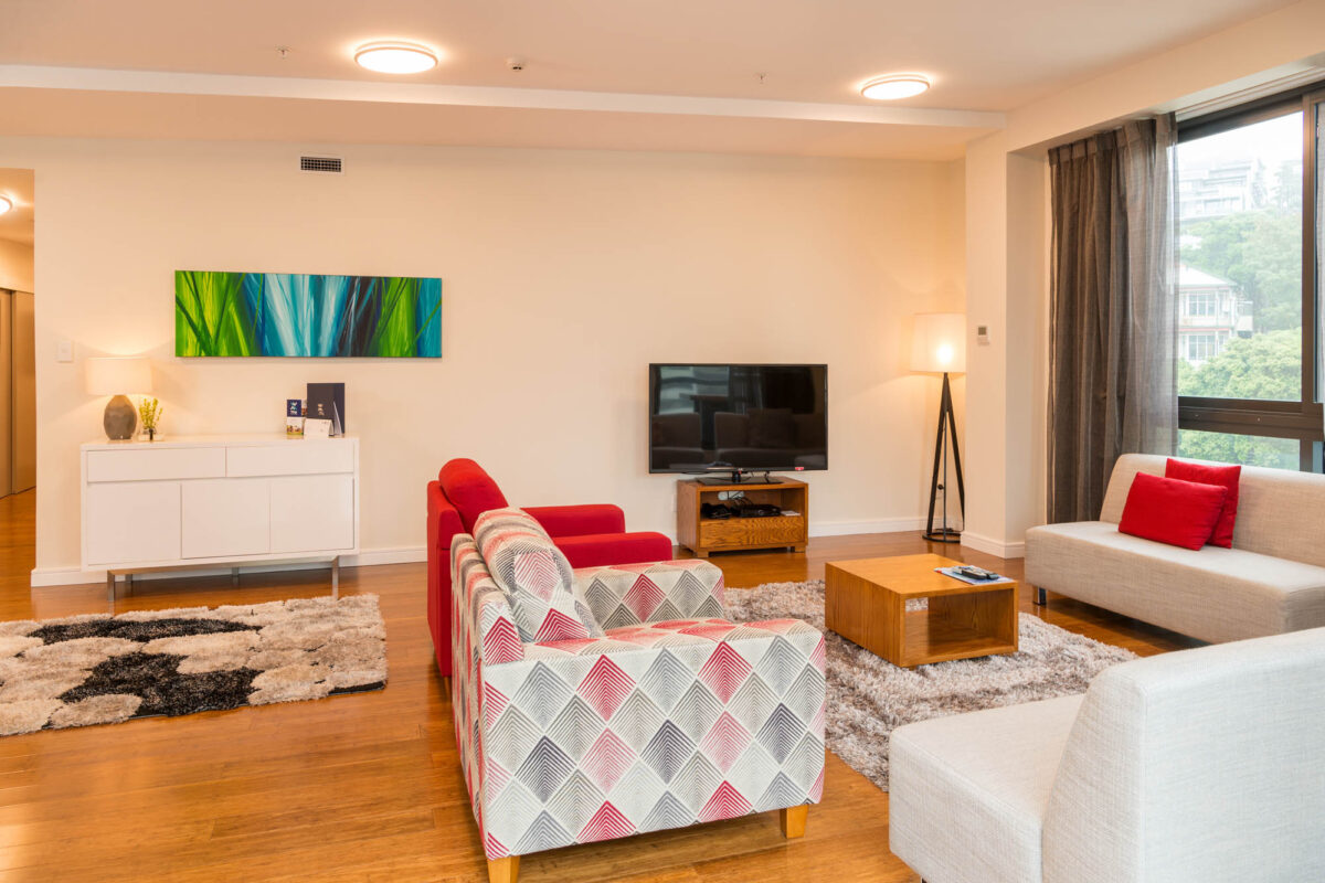 The O'Sullivan Suite for Village Accommodation Group, Wellington NZ. Photo credit: Stephen A’Court. COPYRIGHT ©Stephen A’Court