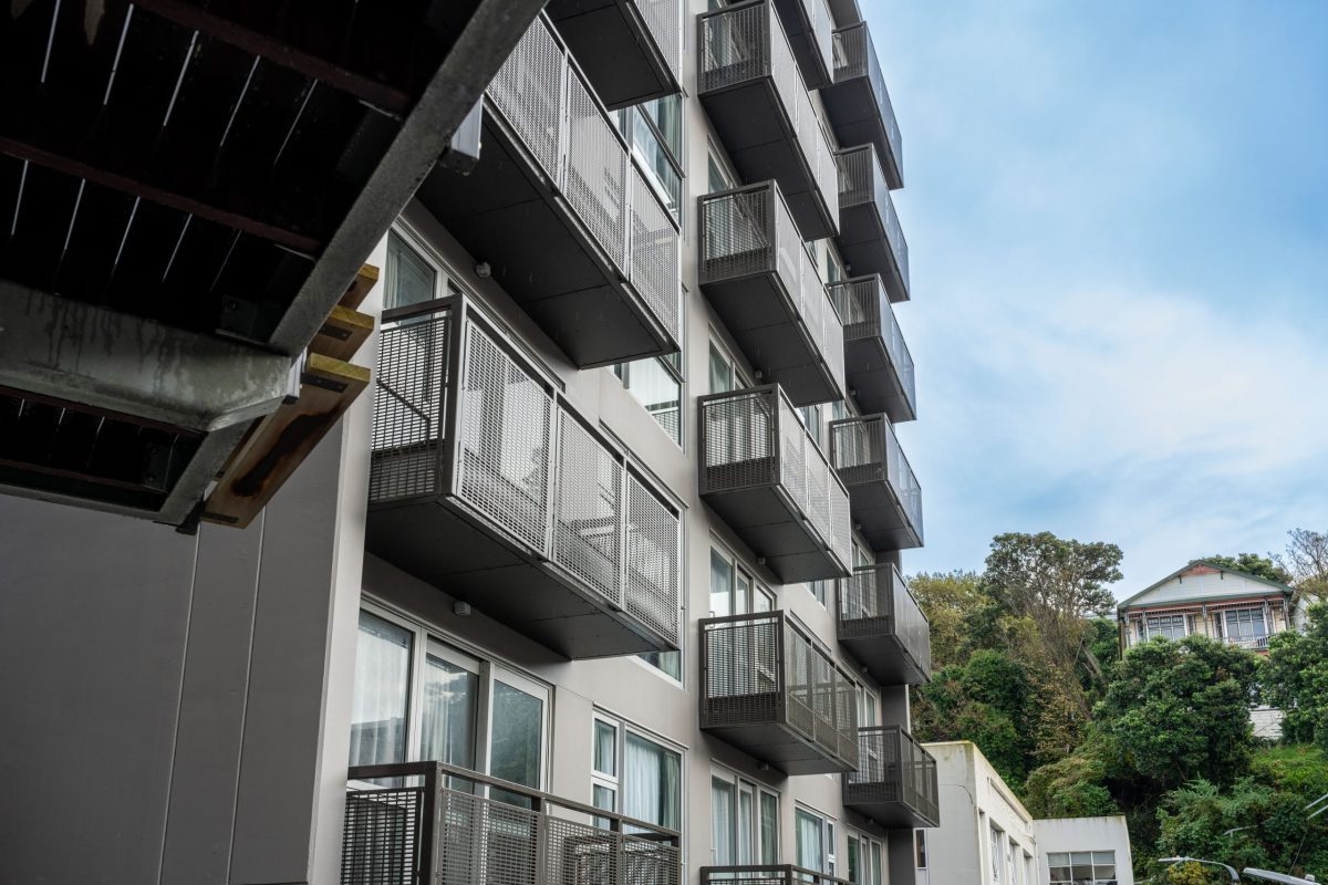 Boulcott Suites Wellington, May 2023, O'Reily Avenue. Photo credit: Stephen A’Court.